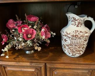 Antique pitcher by Dover (Emery).