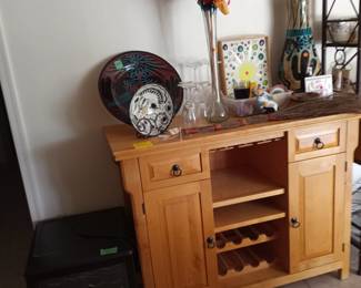 Wine Cooler & Hand Made Cabinet