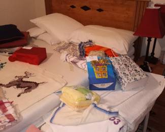 Southwest Bedroom Suite Including Box Spring & Mattress & Textiles