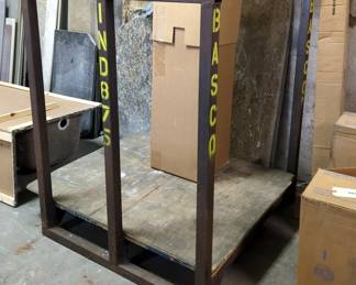 Handcrafted Metal Rack, 52" x 44.5" x 41"