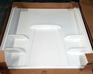 a2 Bath White Composite 60" x 62" Shower Back Wall, Model 6062CBW-AW-M, New In Box