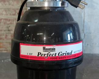 Mountain Plumbing Products, 1HP Perfect Grind Food Waste Disposal