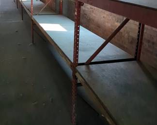 Heavy Duty Pallet Racking Including 78" Uprights, Qty 9, And 12' Crosse Braces, Qty 16