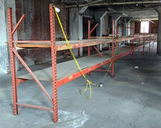 Heavy Duty Pallet Racking Including 78" Uprights, Qty 5, And 12' Cross Braces, Qty 16