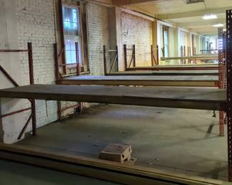 Heavy Duty Pallet Racking Including 78" Uprights, Qty 20, And 12' Cross Braces, Qty 20