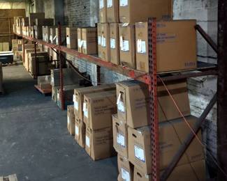 Heavy Duty Pallet Racking Including 78" Uprights, Qty 6, And 12' Cross Braces, Qty 10