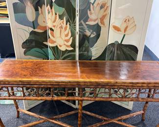 Bamboo Entrance Way Table