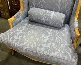 Upholstered Armchair With Pillow