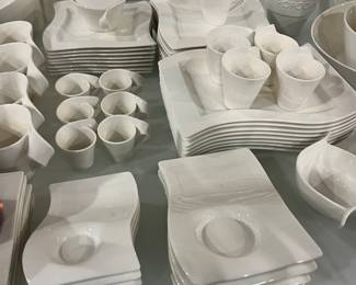 Villeroy & Boch Huge White China Set!