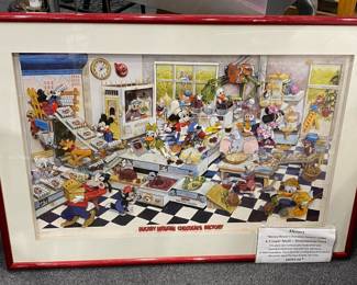 Walt Disney 3 Dimensional Collage Art