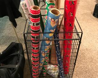 Great wire rack...perfect for rolls of paper