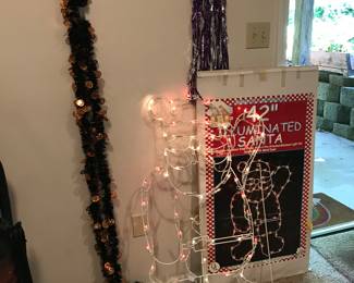 Holiday Illuminated Santa, Fall and Halloween