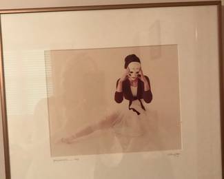 "Masquerade" 1984 by Alan Klug - signed