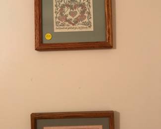 Nice framed Victorian style work