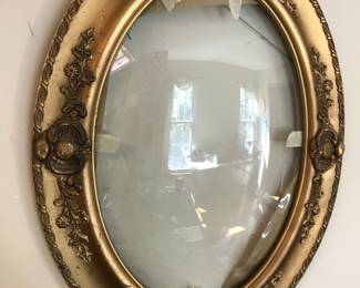 Victorian Style Convex Glass and Frame