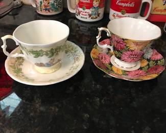 Royal Albert Tea cup and Saucer, Royal Doulton Tea Cup and Saucer