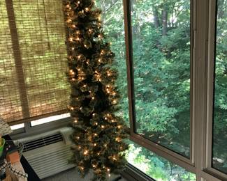 Slim Prelit Tree approx 7 ft