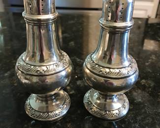 Beautiful Sterling Silver Salt and Pepper