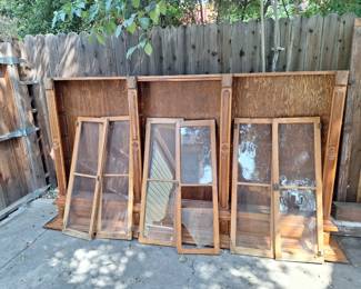 OLD VICTORIAN  APOTHECARY CABINET 
