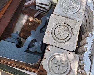 OLD VICTORIAN CORNER BLOCKS EASTLAKE AND CORBELS