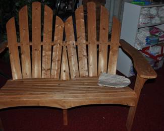 Adirondack loveseat