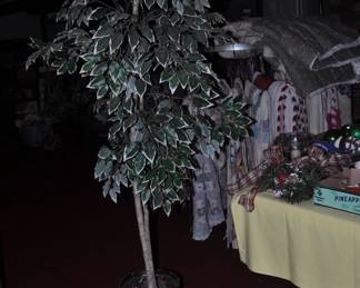 Two artificial trees