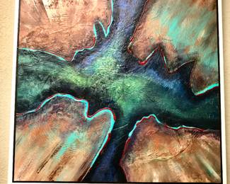 Original abstract oils by Howard Hackney