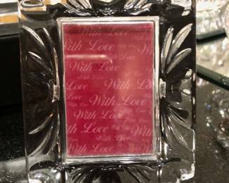 Waterford picture frame