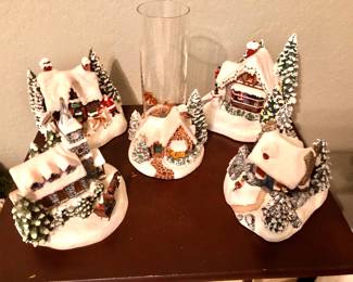 Thomas Kinkade Christmas houses