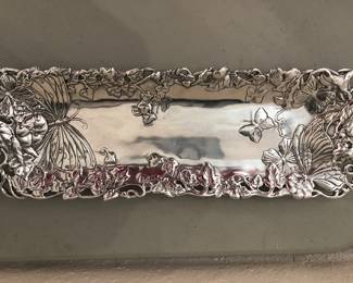 Oblong butterfly serving  tray