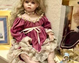 Vintage china doll