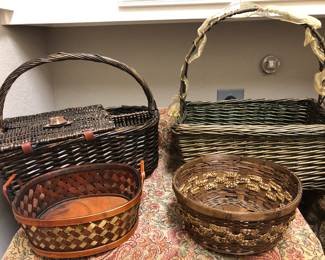 Assorted baskets