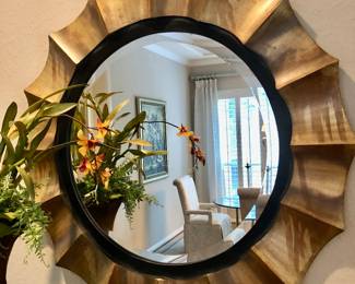 Fabulous large round mirror 