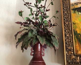 Custom leaves and berries arrangement