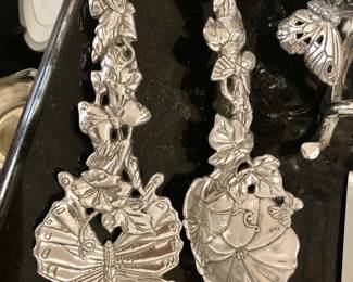 Arthur Court butterfly salad set