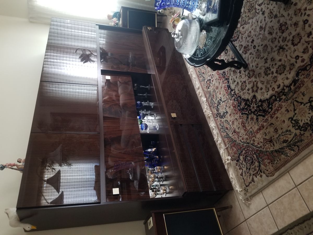 Mid century modern German Shrunk. Original owner. Purchased in Germany in the 1960's. Excellent condition. This was a treasured piece.