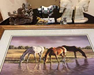 Horse Show Bill Ahrendt Sketch, Figurines