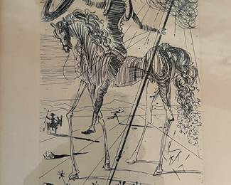 S Dali the etchings was issued from the New York Artist guild province on the back