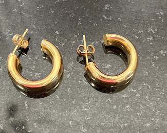 14 K gold earrings 
