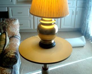 Tripod table and lamp