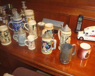Vintage steins
