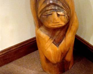 Hand carved Inuit figurine