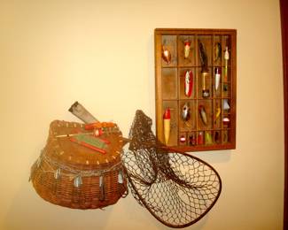Vintagge fishing items