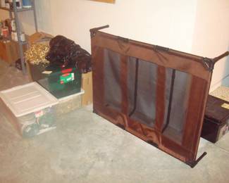 Fireplace screen and etc