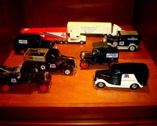 ERTL toy trucks.