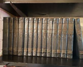Leather bound Encyclopedias 