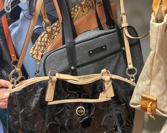 Coach patent leather bag