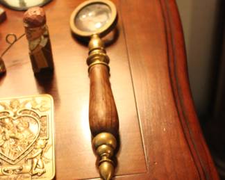 This rare magnifying glass is over 120 years old