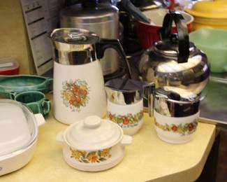 More vintage corning ware in all shape and form