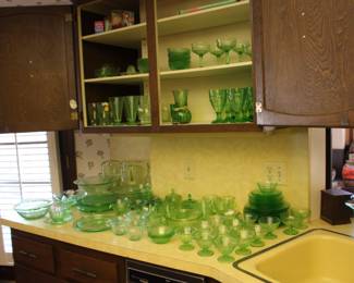 Depression and uranium glass